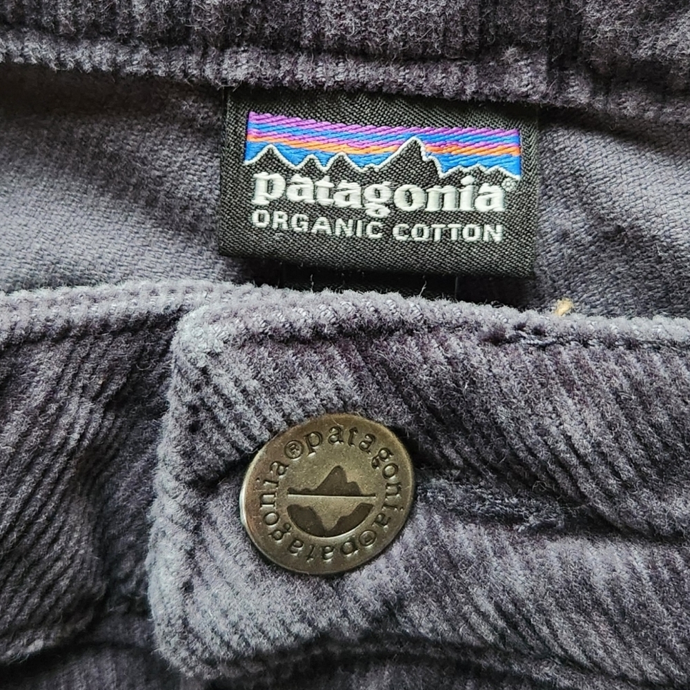 Patagonia Corduroy Organic Cotton Straight Leg Pants Forge Gray, Women's Size 29 - Picture 5 of 12